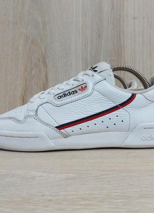 Кожаные кроссовки adidas originals continental 80 оригинал