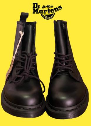 Dr. martens черевики  1460 mono black 14353001 шкіра smooth мартенси  бутси6 фото