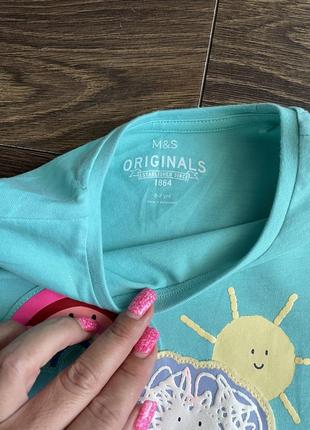 Лонгслів реглан футболка 6/7 років 2