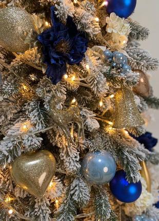 Комплект різдвяних іграшок на ялинку