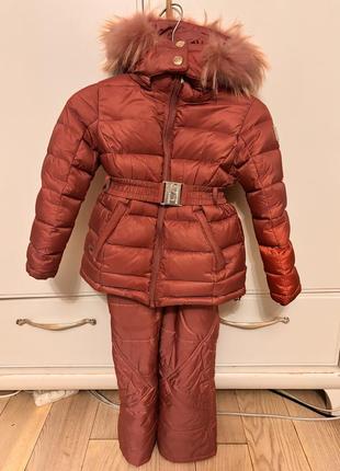 Зимний костюм на девочку 4-5 лет