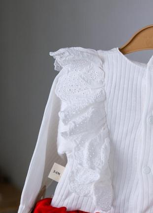 Боди с повязкой и гольфами с сердечком