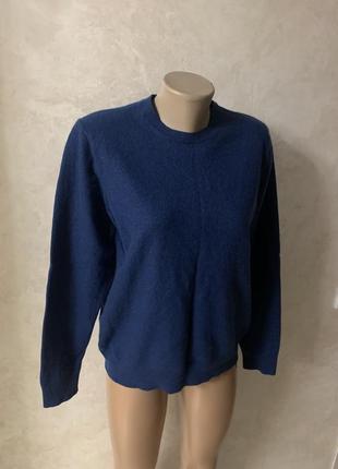 Базовый кашемировый бесшовный свитер uniqlo, 100% кашемир джемпер