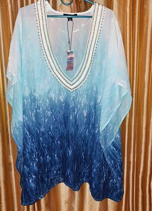 Парео накидка туніка на купальник на море м/л індія