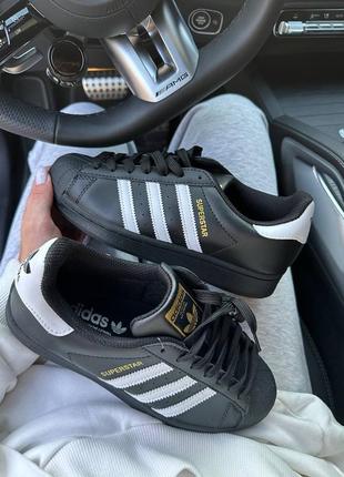 Adidas superstar 2w black / white premium 4