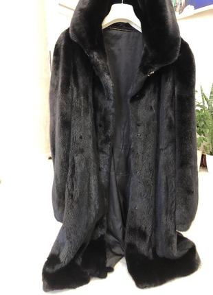 Шикарная норковая шуба. blackglama. италия.