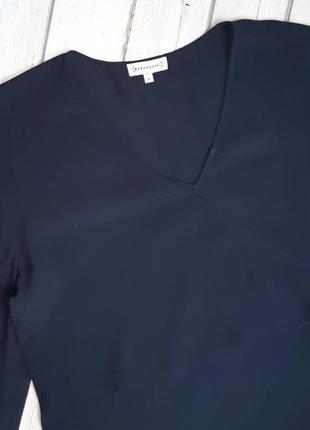 🤩1+1=3 фирменная оригинальная темно-синяя блуза блузка warehouse, размер 50 - 524 фото