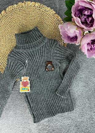 Детский свитер для девочек3 фото