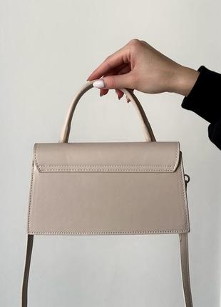 Жіноча сумка jacquemus beige4 фото