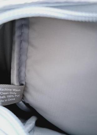 Косметичка сумка сріблястий металик clinique6 фото