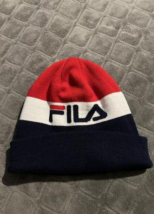 Шапка двойная fila