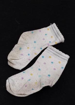 Шкарпетки кольорові горошки 22-24р 5125ю