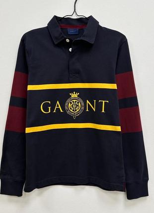 Новый лонг поло оригинал брендовый gant