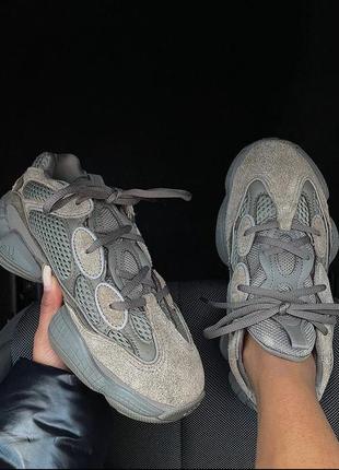 Кроссовки yeezy 500 "granite”5 фото