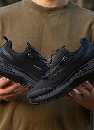 Кросівки в стилі salomon odyssey gore-tex black