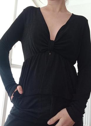 Базовая черная кофта