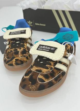 Кроссовки кеды леопард адидас самба adidas wales bonner 40 р5 фото