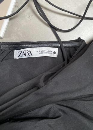 Zara крутой черный опигинальный топ как новый4 фото