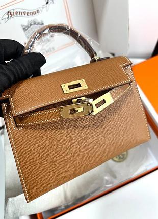 Женская сумка в стиле hermes kelly 19