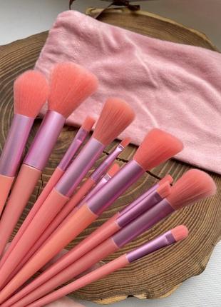 Хит - лучшая цена! 13 шт кисти кисти для макияжа в мешочке набор probeauty3 фото