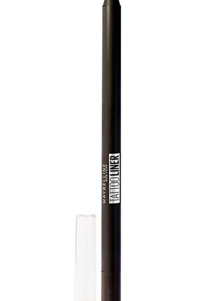 Maybelline tattoo liner gel pencil 900 deep олівець для очей