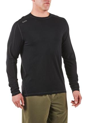 Термореглан 5.11 range ready merino wool long sleeve m black3 фото