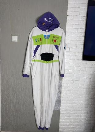 Флисовое кигуруми с капюшоном цельная пижама toy story primark, m-l