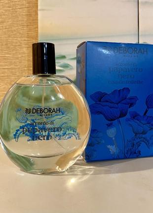 Италия edt accordo di papavero nero deborah milano 100 ml аккорд черного мака
