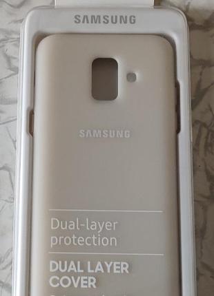 Чохол samsung galaxy a6 (2018) dual layer cover1 фото