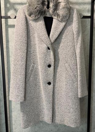 Пальто женское wool and cashmere размер m