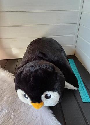 Дитяча декоративна подушка подушечка пінгвін