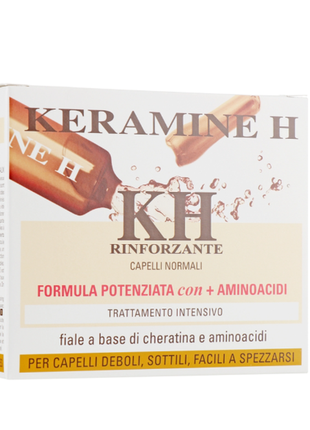 Ампули для зміцнення волосся, білі keramine h ampoules