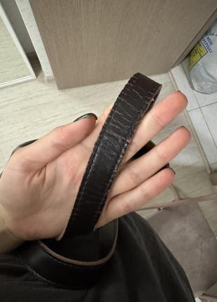 Сумка шкіряна темна 2