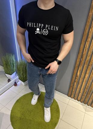 Мужская футболка philipp plein черная