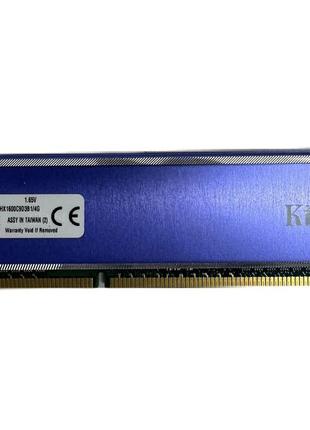 Оперативна пам'ять kingston ddr3 (2x4gb) 1600mhz cl9 khx1600c9d3b1/4g intel® xmp б/в