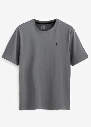 Однотонная футболка от английского бренда next для мужчин. в 3-х цветах.3 фото