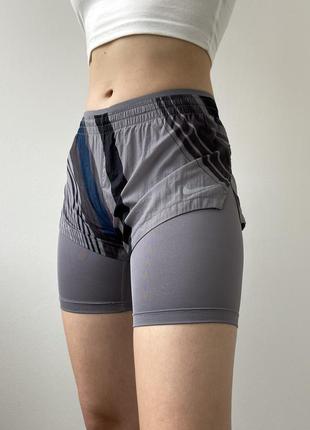 Спортивні шорти велосипедки від nike 2в1