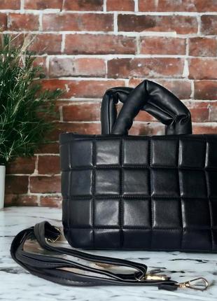 Женская сумка черная3 фото