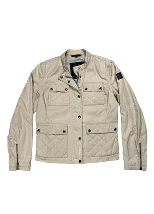 Belstaff cotton motorcycle biker jacket бавовняний жакет, куртка белстафф мультипокет