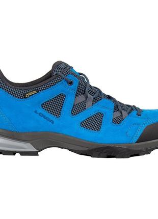 Кроссовки горные lowa phoenix gtx lo uk 7.5/eu 41.5 gray blue1 фото