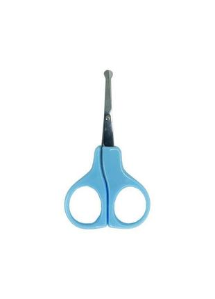 Ножницы маникюрные безопасные mgz-0715(blue) синий