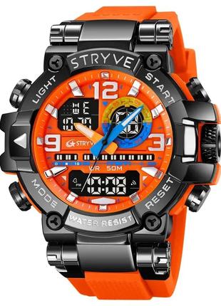 Часы мужские спортивные . мужские наручные часы stryve luminous start. наручные часы.