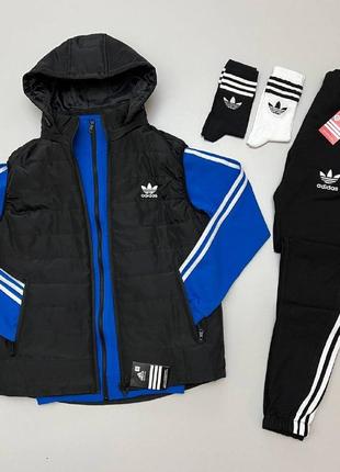 Набір adidas: жилет-кофта-штани-шкарпетки 2 пари