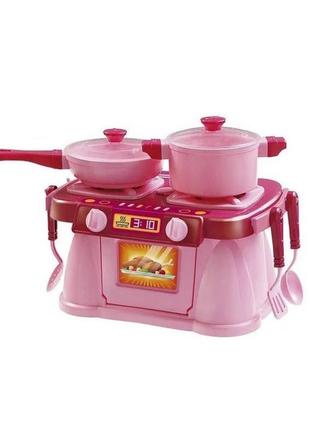 Ігровий набір кухонна плита "cooking plate with dishes" 71825, 7 предметів