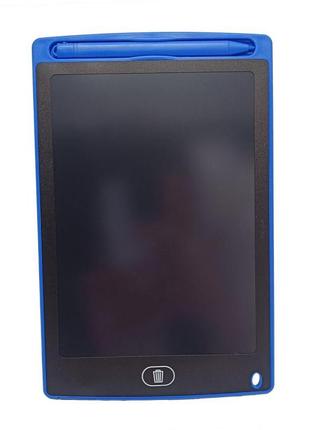 Дитячий ігровий планшет для малювання lcd екран "stitch" zb-96 blue