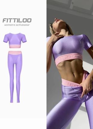 Костюм для фитнеса fittiloo s:m с имитацией трусиков | bona fide fitrun