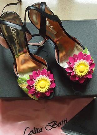 Босоножки lolita botti 39 кожа цветок