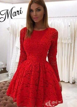 Кружевное красивое платье h&m этикетка