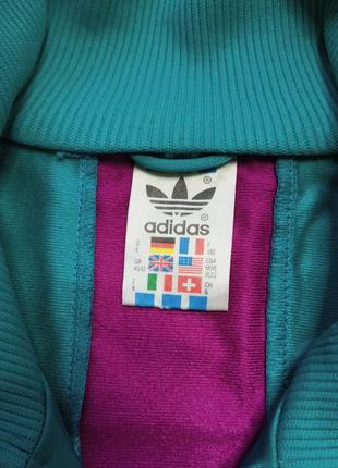 Винтажная олимпийка adidas ретро спортивная кофта6 фото