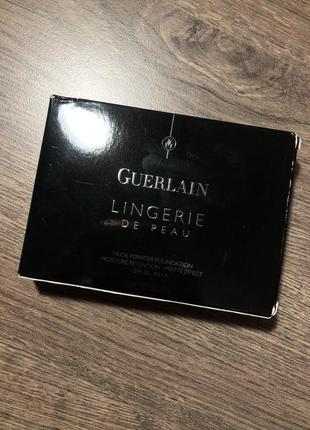 Пудра guerlain lingerie de peau 02 beige clair4 фото